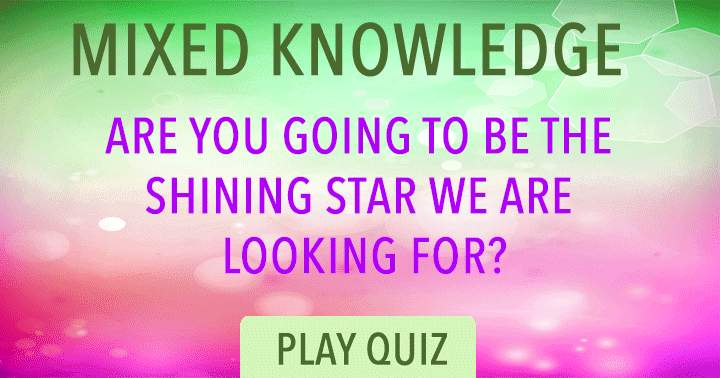 Mixed Knowledge Quiz