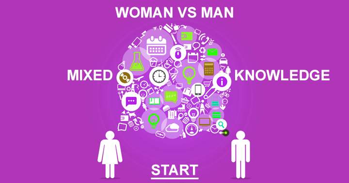 Who is going to be better in this quiz? Man or Woman? 