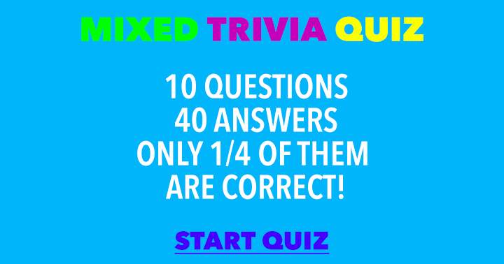 Mixed Knowledge Quiz