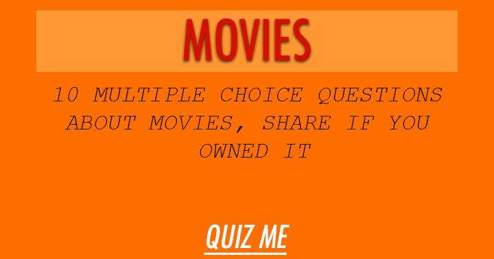 Do you like to watch movies? Then you will rock this quiz!