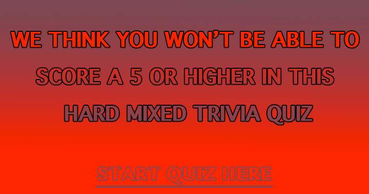 Share if you got a 6 or higher!