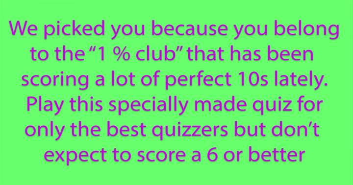 1% Club Trivia Quiz