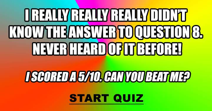 Mixed Knowledge Quiz