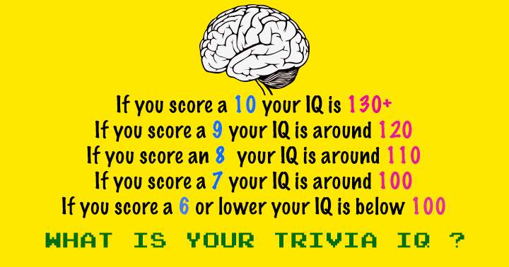 What's your trivia IQ?