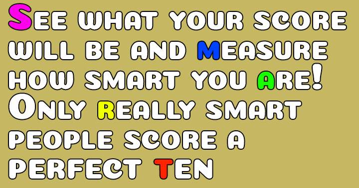 Quiz for smart people!