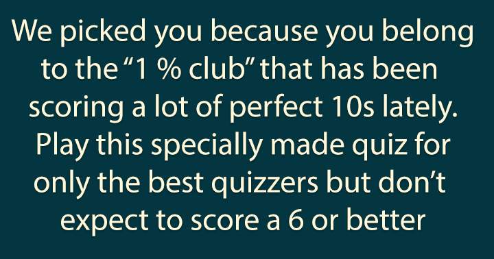 1% Club quiz