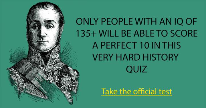 Challenging History Quiz.