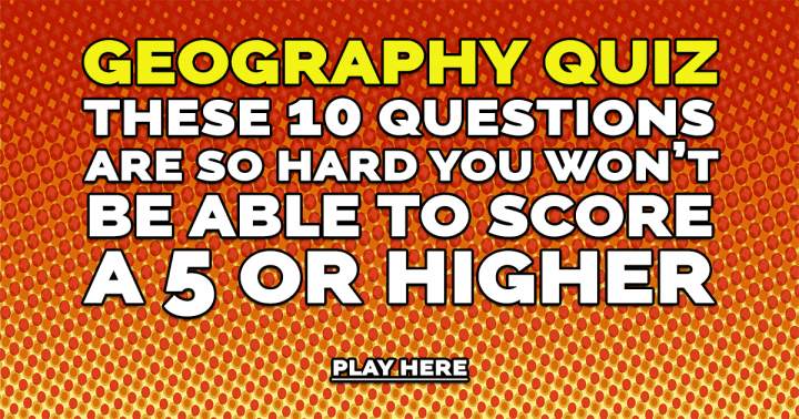 Banner for Challenging Geography Quiz.