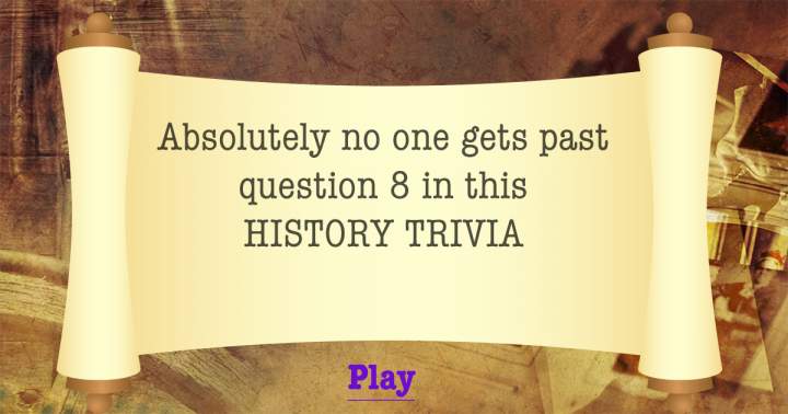 Unsolvable History Test.