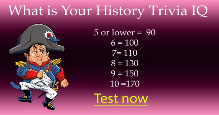 Quiz on historical facts.