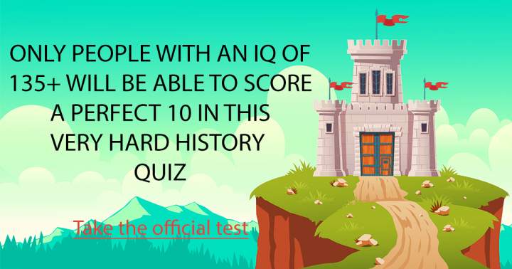 A quiz on history.