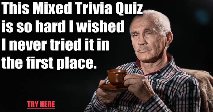 Trivia Quiz with a Mix of Topics