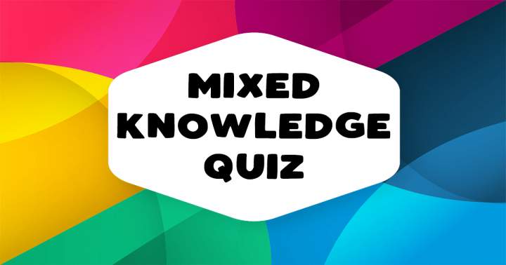 Quiz with a blend of knowledge.