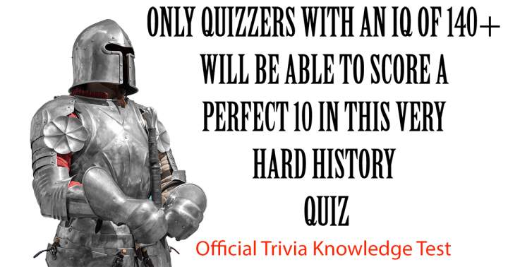 Challenging History Quiz