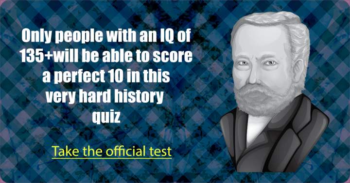 History Quiz that poses a challenge