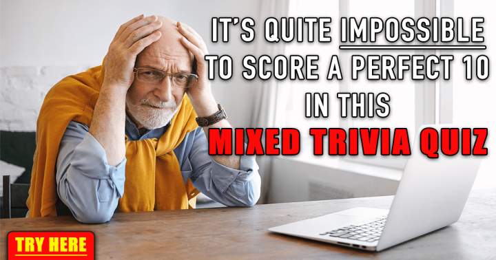 Challenging Mixed Trivia Quiz