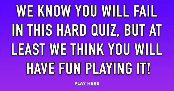 Challenging and enjoyable quiz.