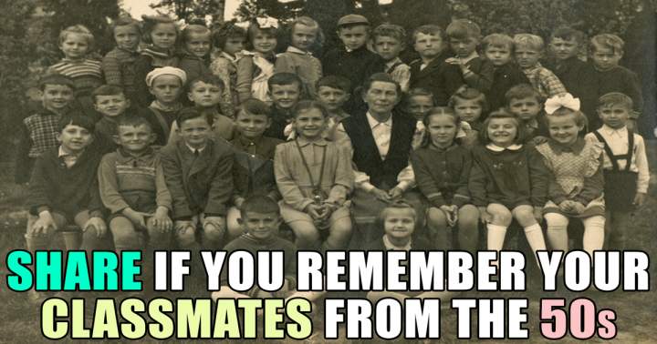 Can you recall your classmates from the 1950s?