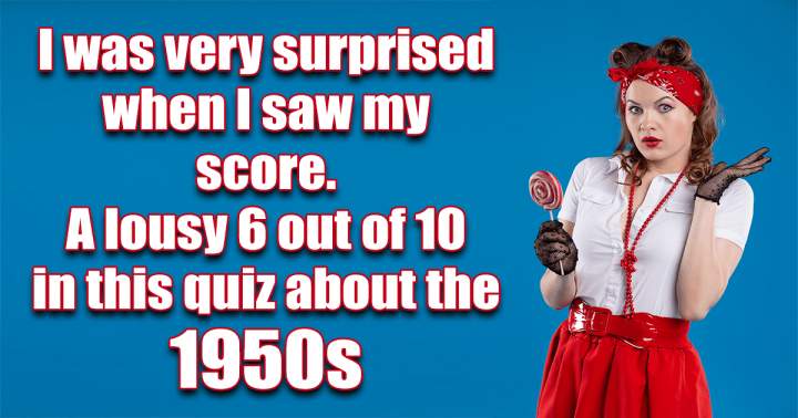 Challenging Quiz on the 1950s