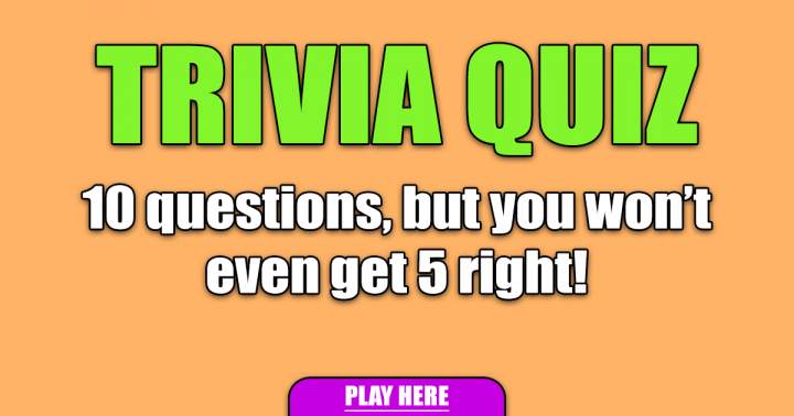 Trivia Quiz that is enjoyable.