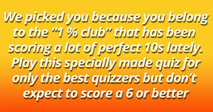 'Quiz of the 1% Club Trivia'