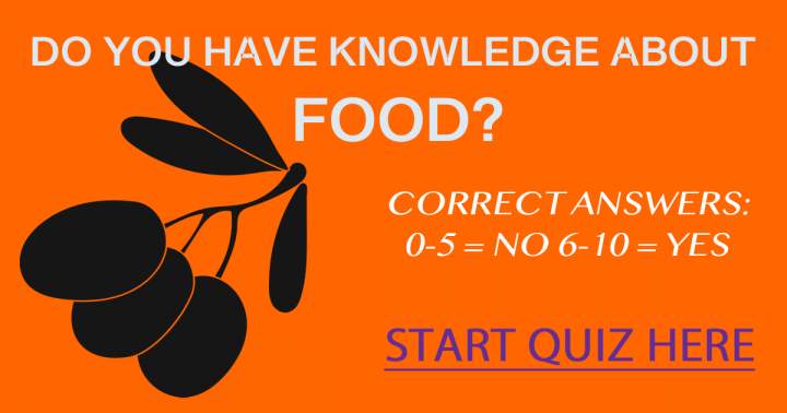 Demonstrate your expertise in Food!