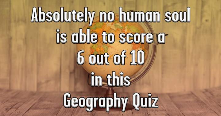 Geography Quiz that Poses a Challenge