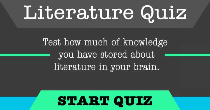 Banner for 'Quiz on Literature'