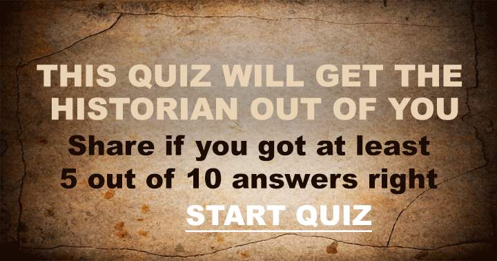 A quiz on historical events.