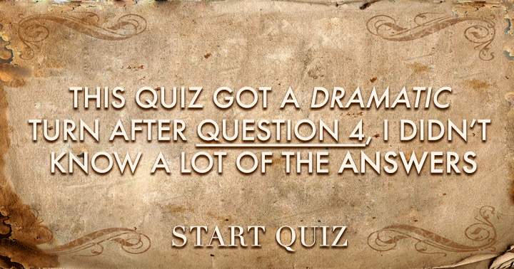 An exhilarating history quiz!