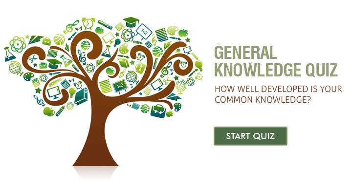 Test your common knowledge with this fun Trivia Quiz and see how well developed it is.