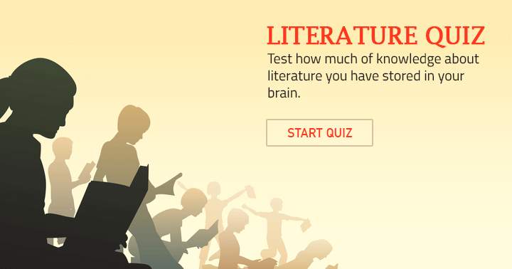 Can you recall everything? Complete the literature quiz.