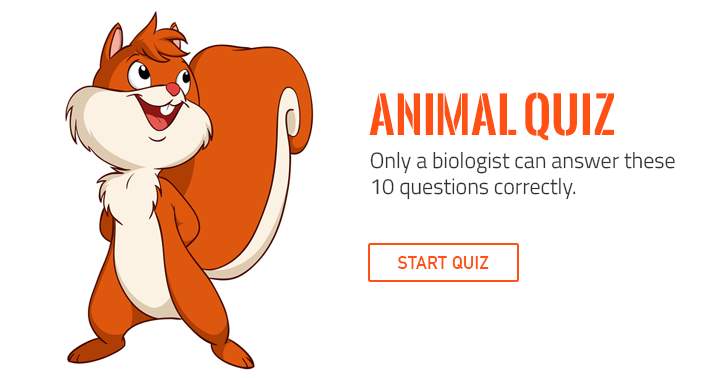 These 10 questions can only be answered correctly by a biologist.