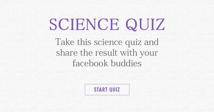 Share the result with your Facebook friends after taking the test!