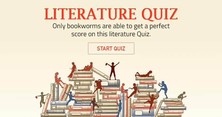 A challenging and enjoyable quiz for avid readers!