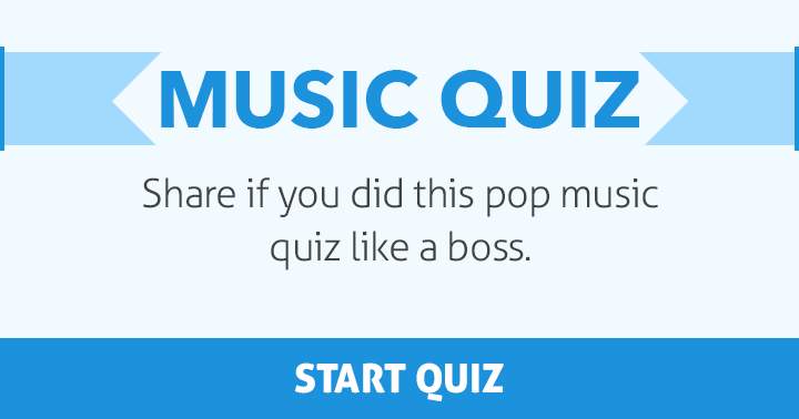 Did you tackle this pop music quiz like a boss?