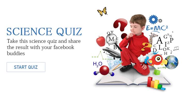 Complete the science quiz and then share your result.