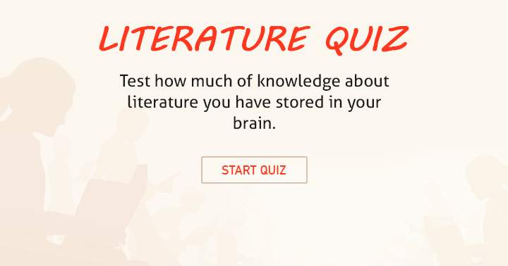 Only bookworms can take this quiz!