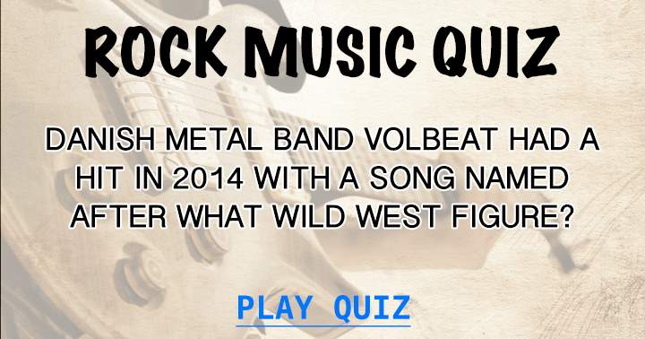 Quiz on Rock Music