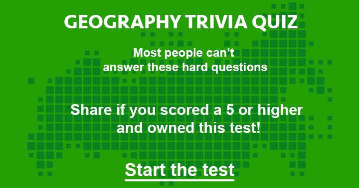 Answer all 10 Geography questions and share if you got at least 6 correct.