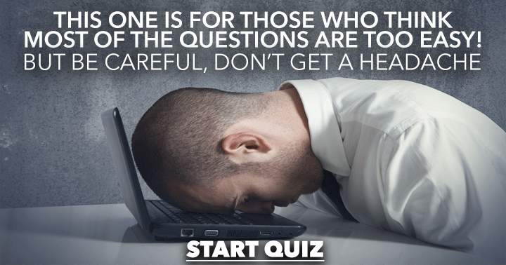 Banner for This is for those who find most of the questions too easy!