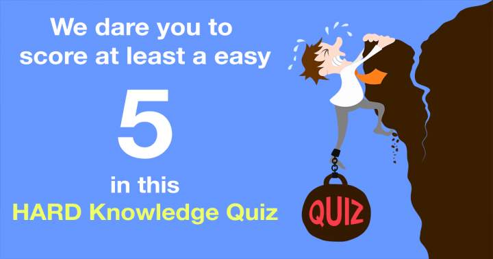 Challenging Knowledge Quiz