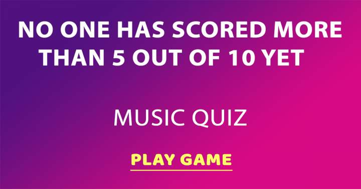 Quiz for Music Lovers with Sharp Minds