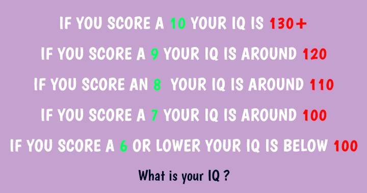 See if you can even score a 6!