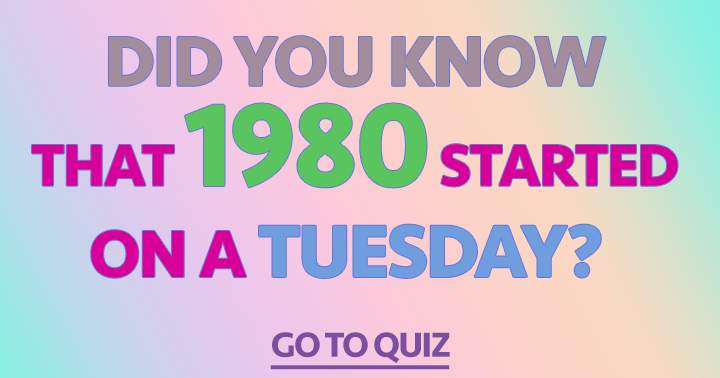 Test your knowledge of the year 1980 with this quiz!