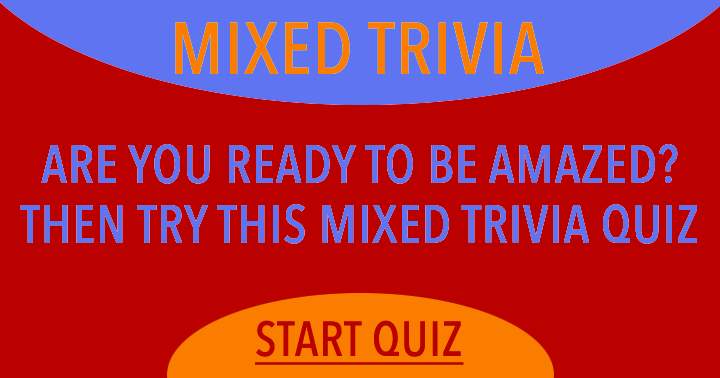 Banner for Trivia Quiz with a Mix of Topics
