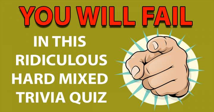 Absurdly difficult trivia quiz.