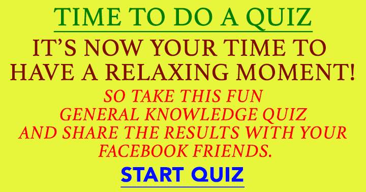 Banner for Quiz on General Knowledge