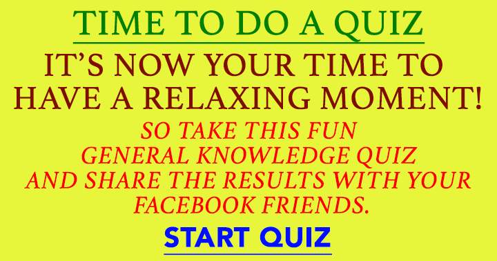 Quiz on General Knowledge