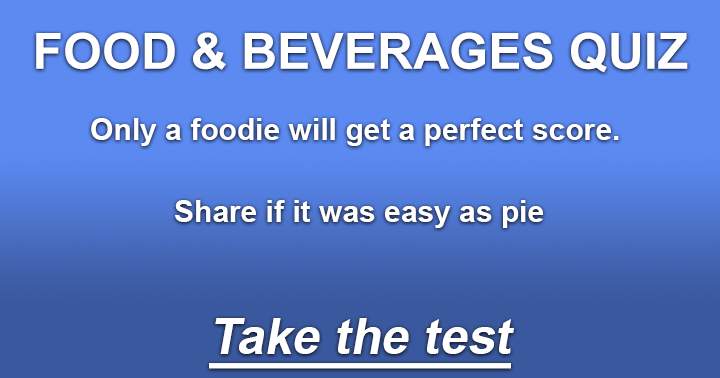 Banner for A perfect score is achieved only by a foodie.